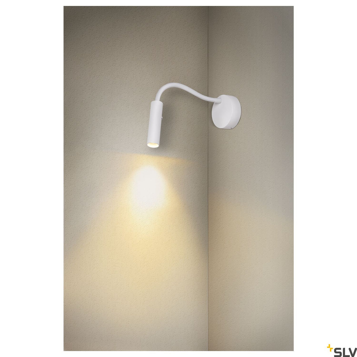 SLV KARPO GOOSE, Wandaufbauleuchte weiß 5,8W 3000K 40°