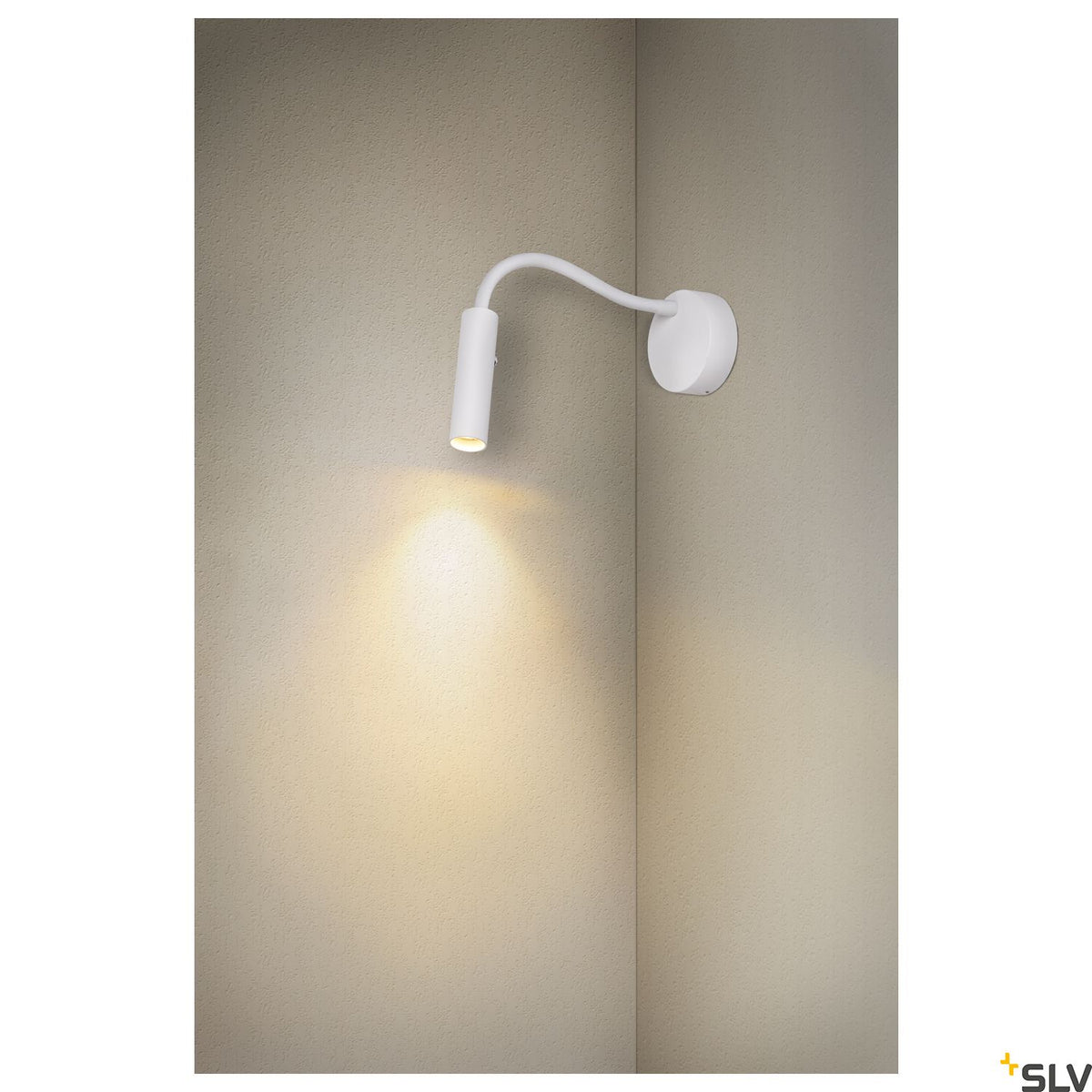 SLV KARPO GOOSE, Wandaufbauleuchte weiß 5,8W 3000K 40°