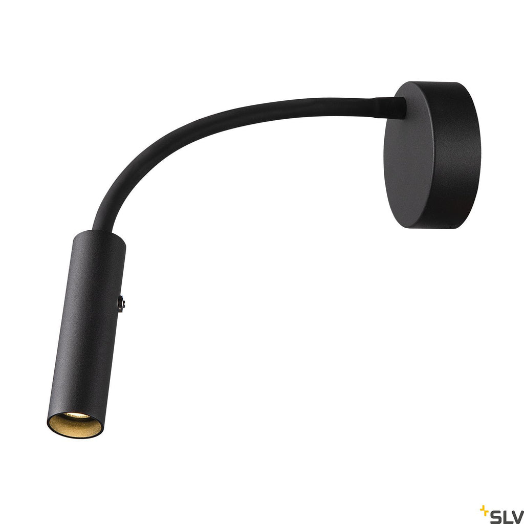 SLV KARPO GOOSE, Wandaufbauleuchte schwarz 5,8W 3000K 40°