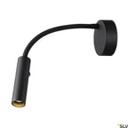 SLV KARPO GOOSE, Wandaufbauleuchte schwarz 5,8W 3000K 40°