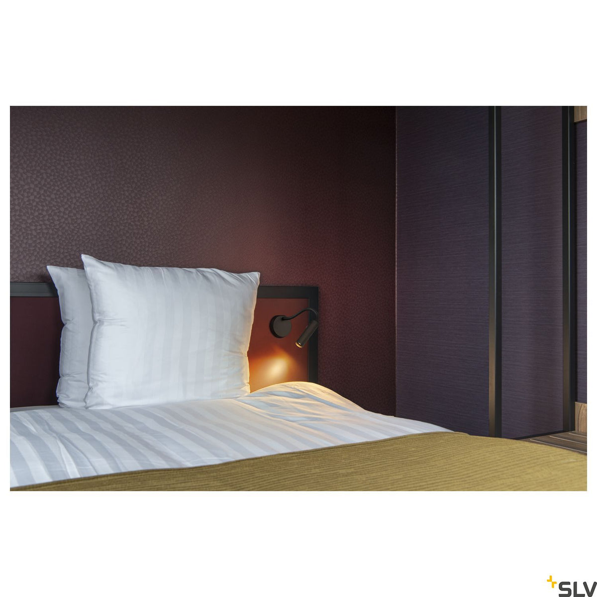 SLV KARPO GOOSE, Wandaufbauleuchte schwarz 5,8W 3000K 40°