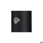 SLV KARPO GOOSE, Wandaufbauleuchte schwarz 5,8W 3000K 40°