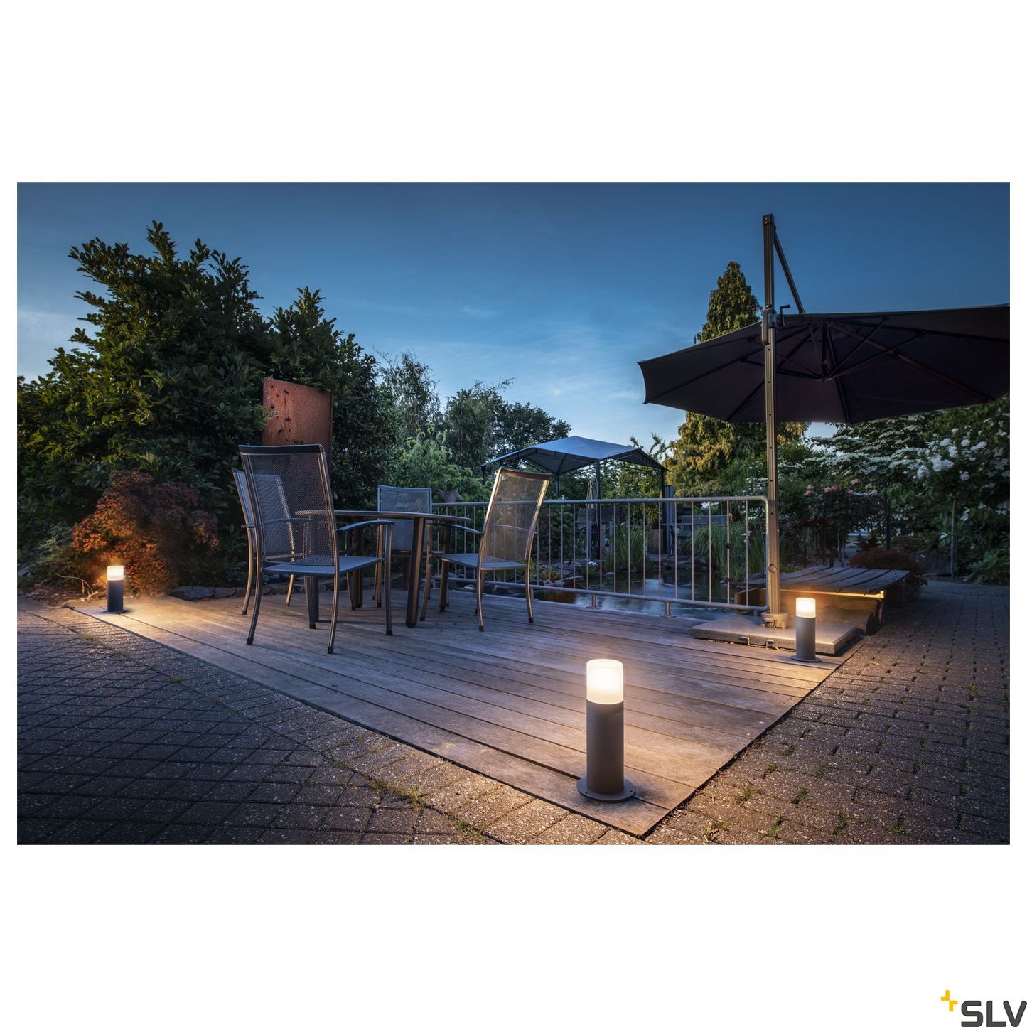 SLV GRAFIT E27 30 Pole round, Stehleuchte anthrazit