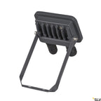SLV FLOODI S, Wand- und Deckenaufbauleuchte anthrazit / transparent 9,3W 3000K 100°