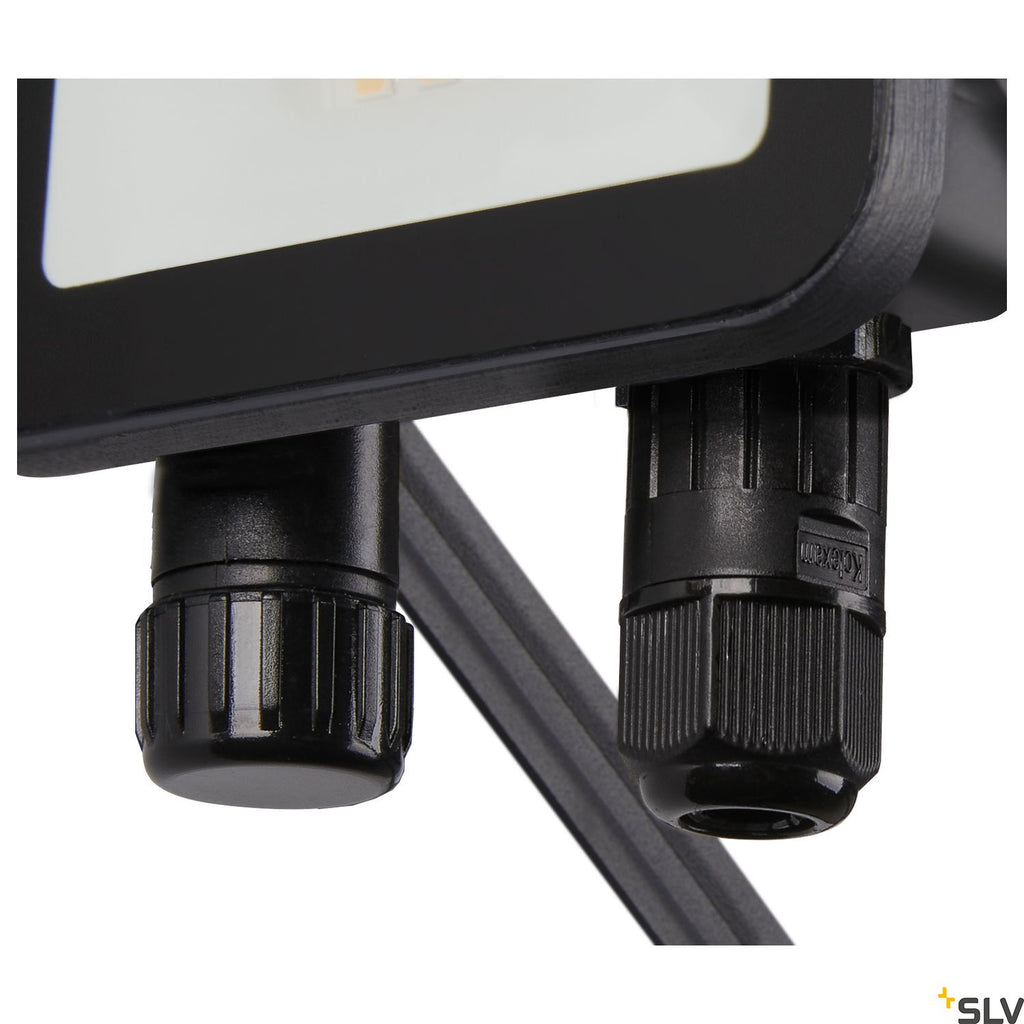 SLV FLOODI S, Wand- und Deckenaufbauleuchte anthrazit / transparent 9,3W 3000K 100°