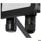 SLV FLOODI S, Wand- und Deckenaufbauleuchte anthrazit / transparent 9,3W 3000K 100°