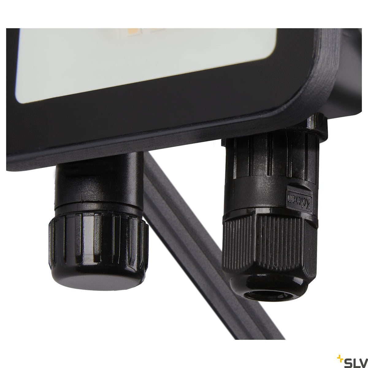 SLV FLOODI S, Wand- und Deckenaufbauleuchte anthrazit / transparent 9,3W 3000K 100°