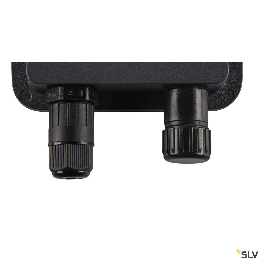 SLV FLOODI S, Wand- und Deckenaufbauleuchte anthrazit / transparent 9,3W 3000K 100°