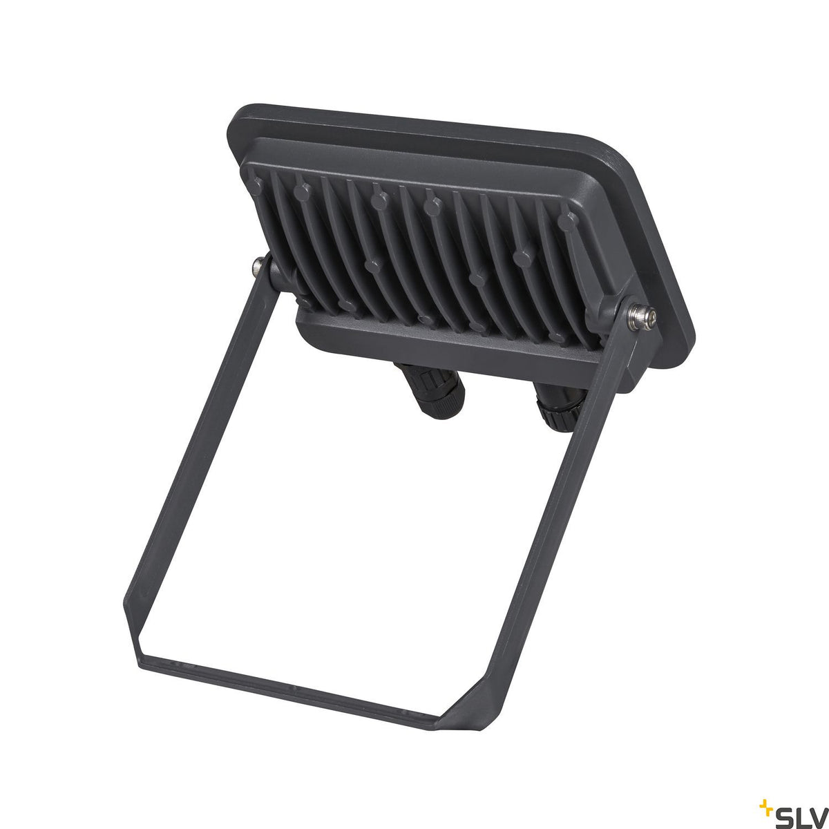 SLV FLOODI M, Wand- und Deckenaufbauleuchte anthrazit / transparent 30W 3000K 100°