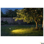 SLV FLOODI M, Wand- und Deckenaufbauleuchte anthrazit / transparent 30W 3000K 100°