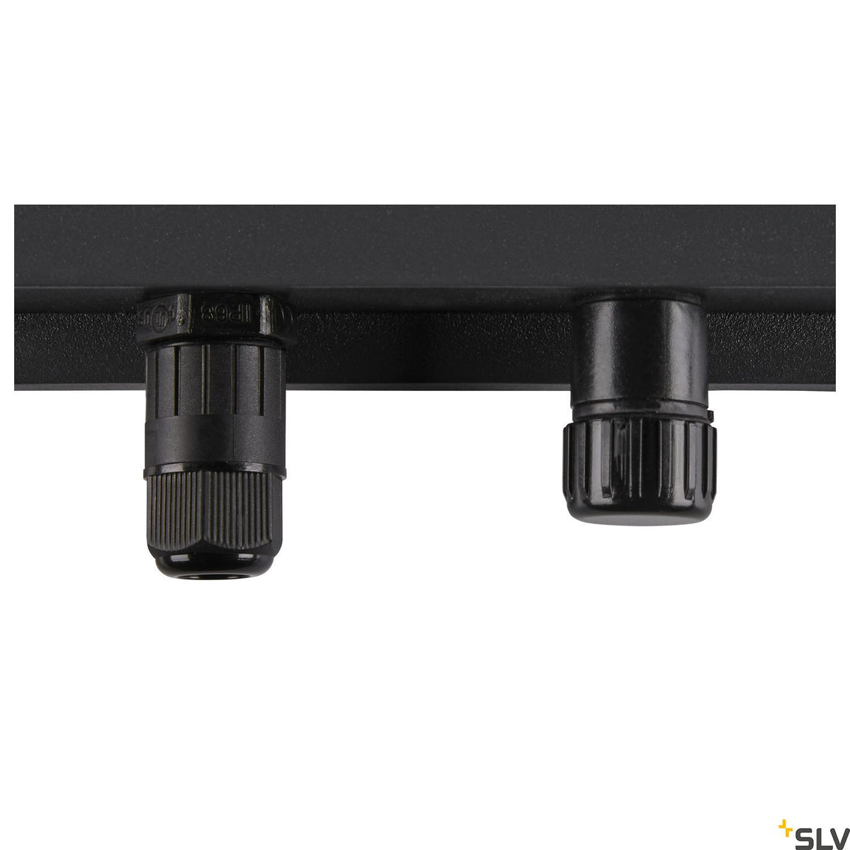 SLV FLOODI M, Wand- und Deckenaufbauleuchte anthrazit / transparent 30W 3000K 100°