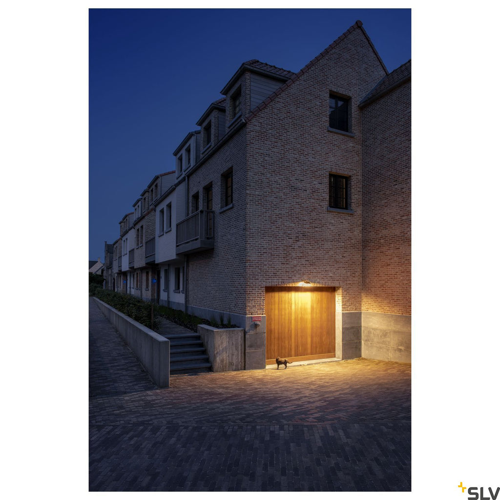 SLV FLOODI L, Wand- und Deckenaufbauleuchte anthrazit / transparent 48W 3000K 100°