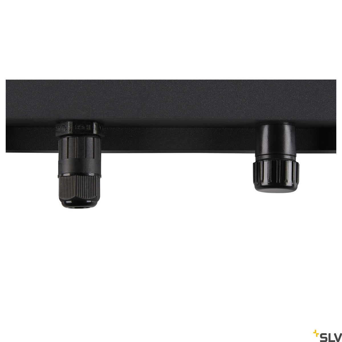 SLV FLOODI L, Wand- und Deckenaufbauleuchte anthrazit / transparent 48W 3000K 100°
