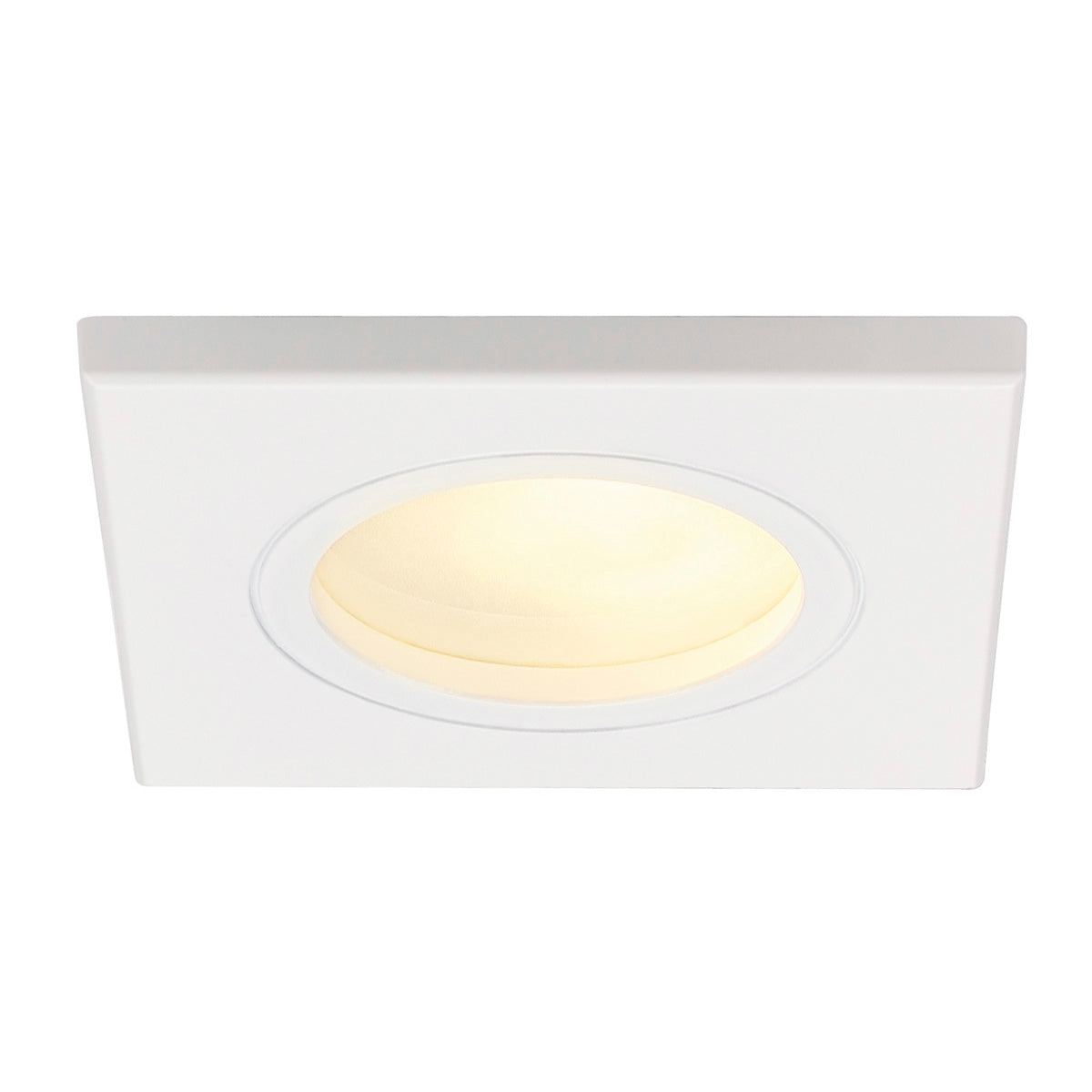 SLV DOLIX OUT GU10 SQUARE Downlight, weiss, max. 35W