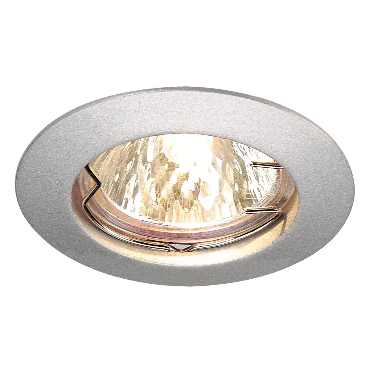 SLV PIKA  Downlight, rund,silbergrau, MR16, starr, max.50W