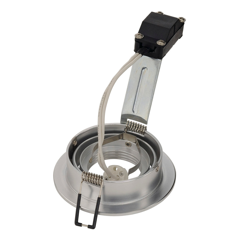 SLV NEW TRIA MR16 ROUND Downlight, alu brushed, max. 50W, inkl. Clipfedern