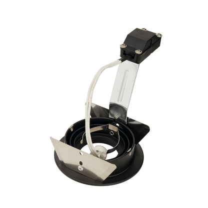 SLV NEW TRIA MR16 ROUND Downlight, mattschwarz, max. 50W, inkl. Blattfedern