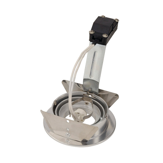 SLV NEW TRIA MR16 ROUND Downlight, alu brushed, max. 50W, inkl. Blattfedern