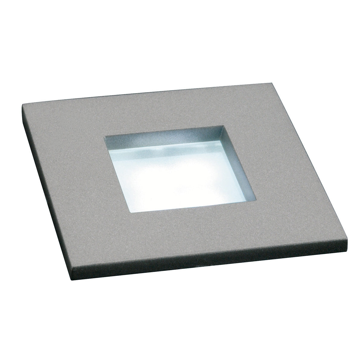 SLV MINI FRAME LED Einbauleuchte,eckig, silbergrau, 0,3W,4 LED, 6500K