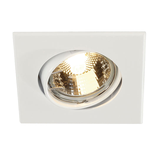 SLV GU10 SP SQUARE Downlight, eckig, weiss, GU10, max. 50W