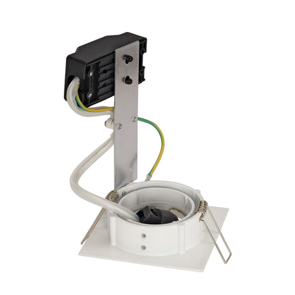 SLV GU10 SP SQUARE Downlight, eckig, weiss, GU10, max. 50W