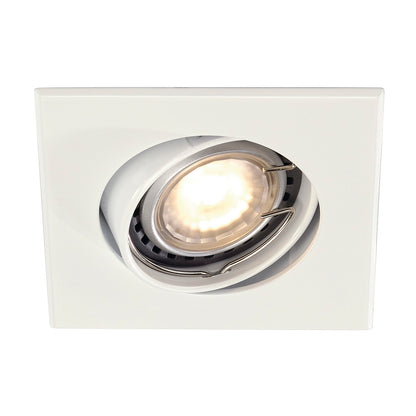 SLV GU10 SP SQUARE Downlight, eckig, weiss, GU10, max. 50W