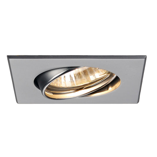SLV GU10 SP SQUARE Downlight, eckig, chrom matt, GU10, max. 50W