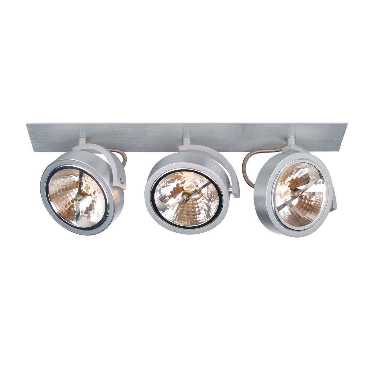 SLV KALU RECESSED 3 Einbauleuchtealu brushed, 3xQRB111,max. 3x50W