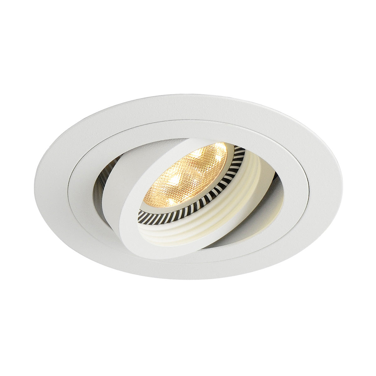 SLV NEW TRIA MR16 ROUND Downlight, mattweiss, max. 50W, inkl. Clipfedern
