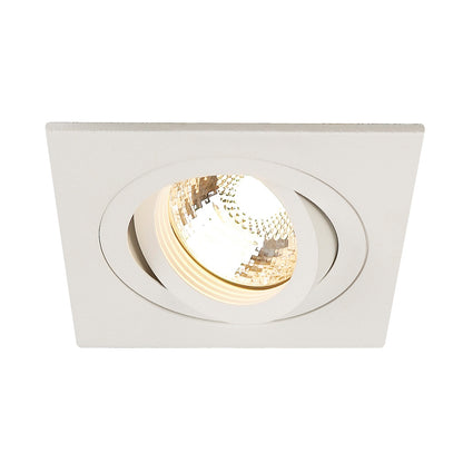 SLV NEW TRIA I MR16 Downlight, eckig, mattweiss, max. 50W, inkl. Clipfedern