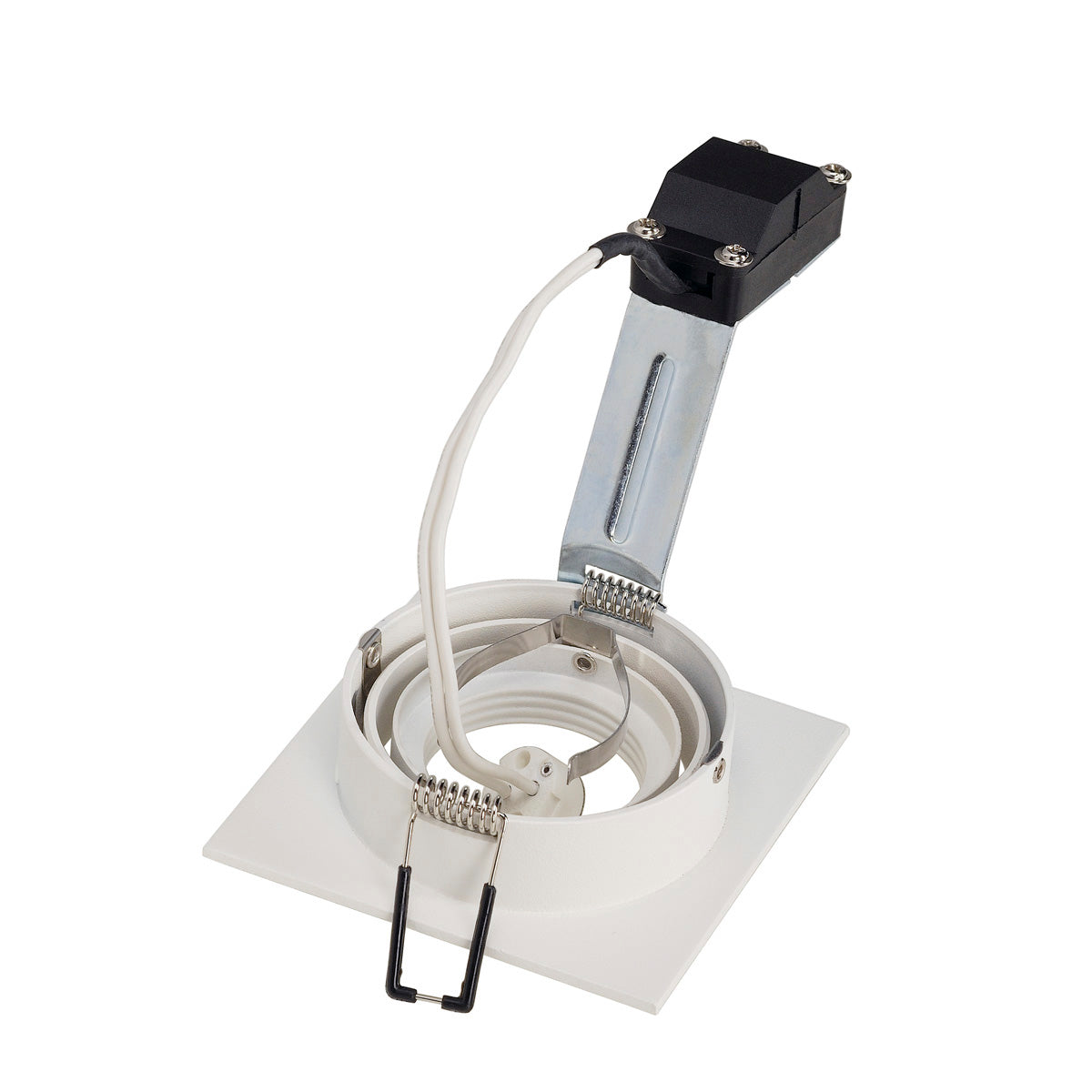 SLV NEW TRIA I MR16 Downlight, eckig, mattweiss, max. 50W, inkl. Clipfedern