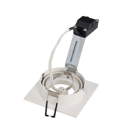 SLV NEW TRIA I MR16 Downlight, eckig, mattweiss, max. 50W, inkl. Clipfedern