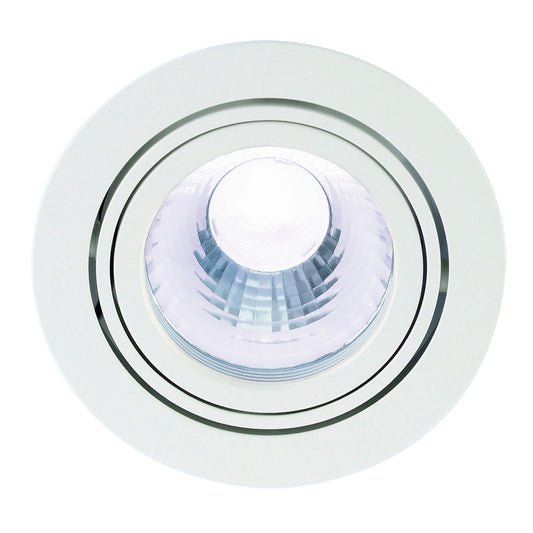 SLV NEW TRIA LED DISK Downlight,rund, weiss, 4000K, 60°