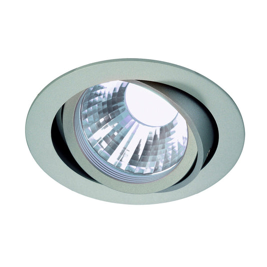 SLV NEW TRIA LED DISK Downlight,rund, silbergrau, 4000K, 60°