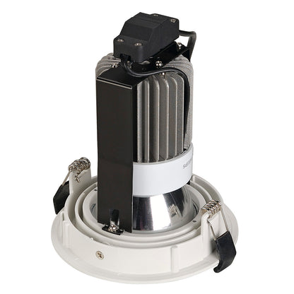 SLV NEW TRIA LED DISK Downlight, rund, weiss, 2700K, 35°