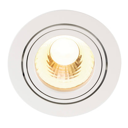 SLV NEW TRIA LED DISK Downlight, rund, weiss, 2700K, 35°