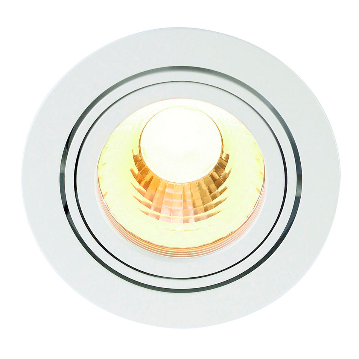 SLV NEW TRIA LED DISK Downlight, rund, weiss, 2700K, 60°