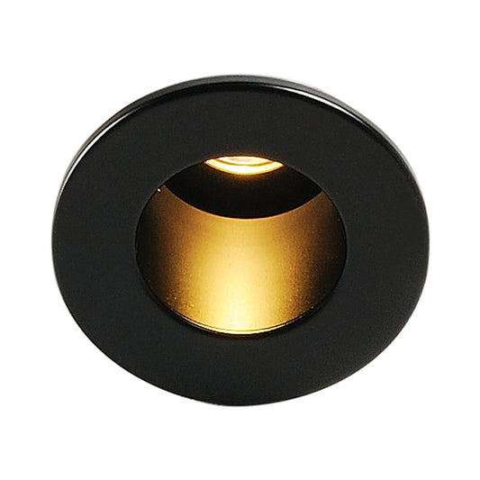 SLV TRITON MINI LED HORN Down- light, rund, schwarz, 1W LED, warmweiss