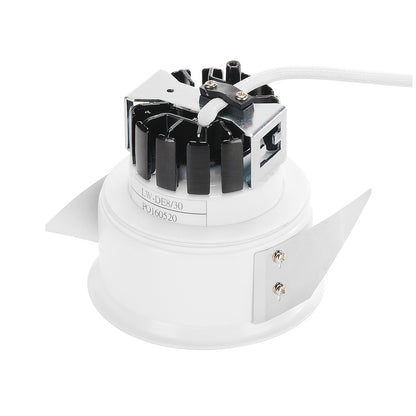 SLV Zierrahmen für FIRE RATED DOWNLIGHT, trichterförmig, weiss, mit klarem Glas