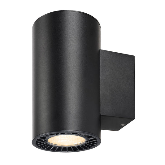 SLV SUPROS WALL Up/Down, rund, schwarz, 3000K, SLM LED, 60° Reflektor
