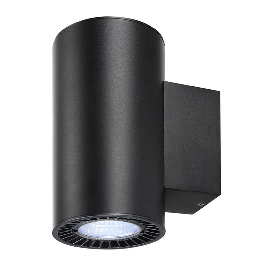 SLV SUPROS WALL Up/Down, rund, schwarz, 4000K, SLM LED, 60° Reflektor