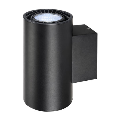 SLV SUPROS WALL Up/Down, rund, schwarz, 4000K, SLM LED, 60° Reflektor