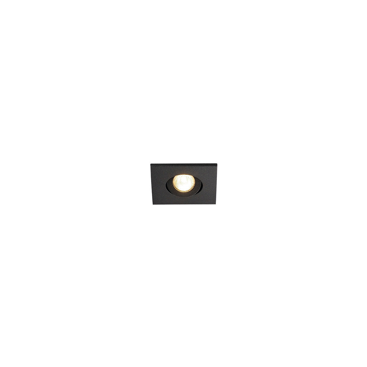 SLV NEW TRIA MINI DL SQUARE, mattschwarz, 30°, 3000K, inkl. MI-Stecker, Clipfedern