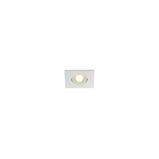 SLV NEW TRIA MINI DL SQUARE Set, mattweiss, 30°, 3000K, inkl. MI-Stecker, Clipfedern