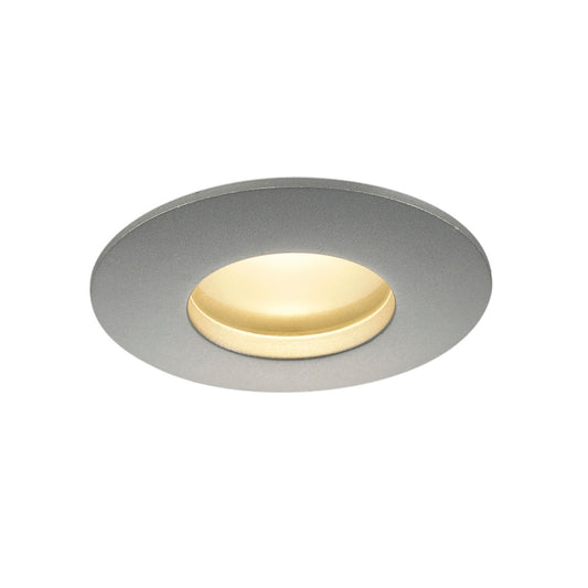 SLV OUT 65 LED DL ROUND Set Down- light, silbergrau, 9W, 38°, 3000K, inkl. Treiber