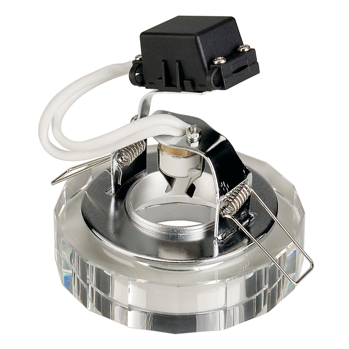 SLV CRYSTAL II Downlight, chrom/Kristall klar, MR16, max. 35W