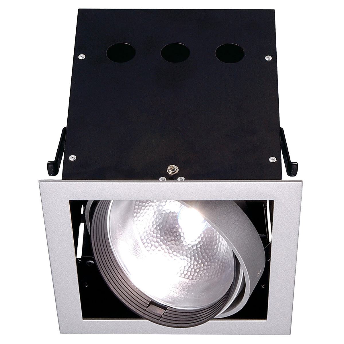 SLV G12 MODUL für AIXLIGHT PROEinbaurahmen, 24°, silber-grau / schwarz, max. 70W