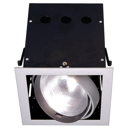 SLV G12 MODUL für AIXLIGHT PROEinbaurahmen, 24°, silber-grau / schwarz, max. 70W