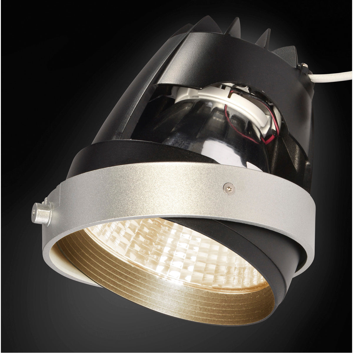 SLV COB LED MODUL, für AIXLIGHT PRO Einbaurahmen, silbergrau, 12°, CRI90+, 3200K