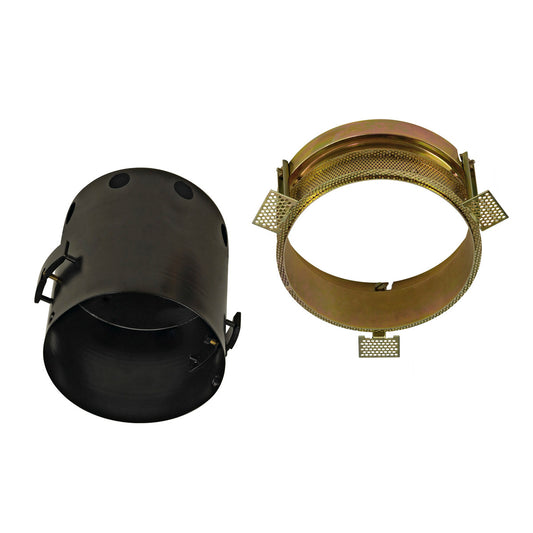 SLV AIXLIGHT PRO 1 FRAMELESS ROUND Einbaurahmen, schwarz, inkl. Einbau-Kit